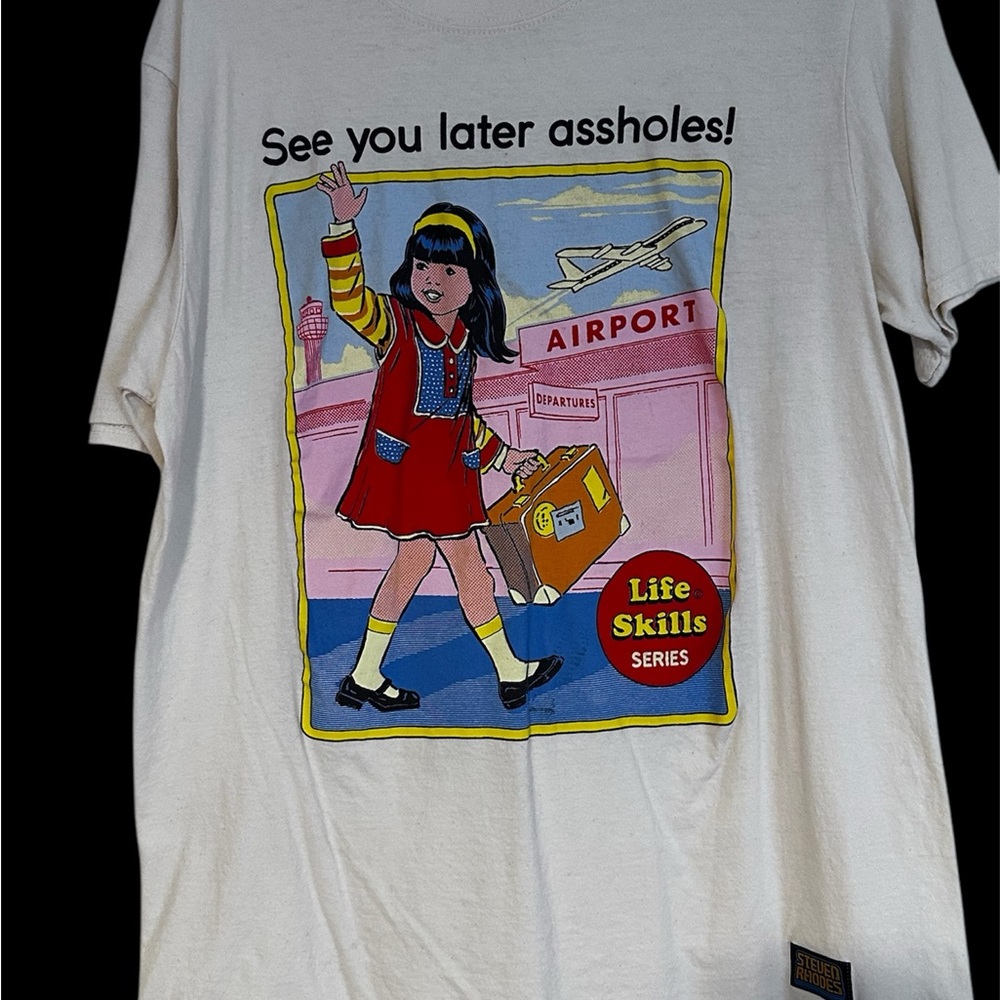 Steven Rhodes Graphic Tee - Off White